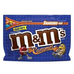 Joys Delights Lolly Shop Online M&M Caramel Share Size Bulk Milk Chocolate