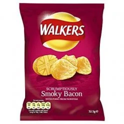 Joy's De'Lights UK Chips Walkers Smoky Bacon Bulk