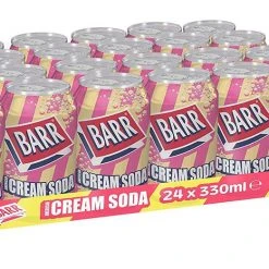 Joy's De'Lights Barrs Cream Soda 24 Pack Parties