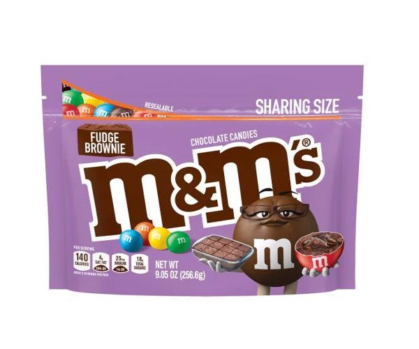 Joys Delights Lolly Shop Online M&M's Fudge Brownie 256g Milk Chocolate 1 Joys Delights Lolly Shop Online M&M's Fudge Brownie 256g Milk Chocolate