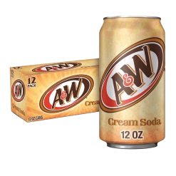Joy's De'Lights A&W Cream Soda 12 Pack Carton Bulk