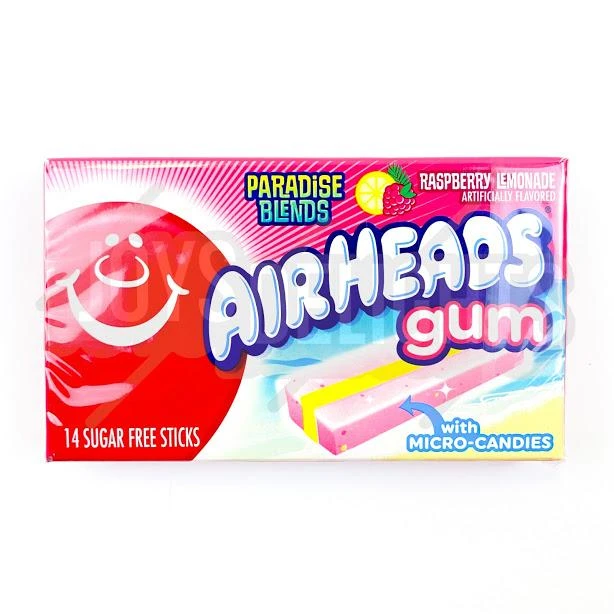 Joys Delights Lolly Shop Online Airheads Gum Raspberry Lemonade 1 Joys Delights Lolly Shop Online Airheads Gum Raspberry Lemonade