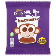 Joys Delights Lolly Shop Online Cadbury Milk Choc Buttons 14g Bulk Milk Chocolate