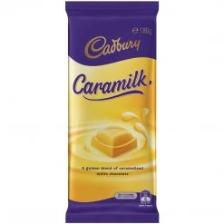 Joys Delights Lolly Shop Online Cadbury Caramilk 180g Bulk White Chocolate