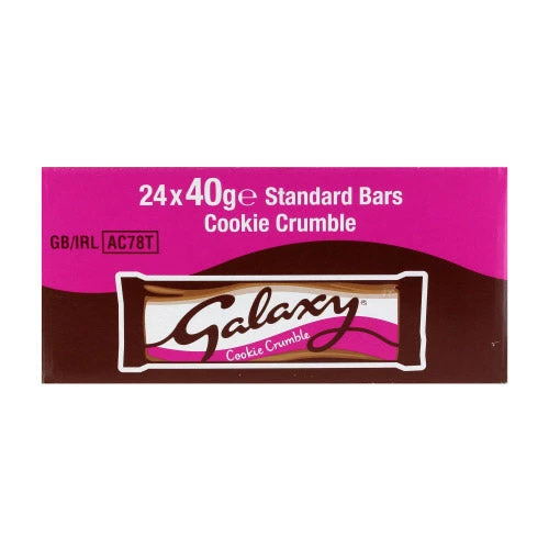 Joys Delights Lolly Shop Online Galaxy Cookie Crumble 40g Bulk Milk Chocolate 2 Joys Delights Lolly Shop Online Galaxy Cookie Crumble 40g Bulk Milk Chocolate