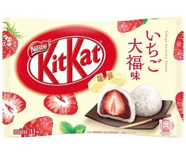 Joys Delights Lolly Shop Online KIt Kat Minis Daifuku Strawberry White Chocolate 1 Joys Delights Lolly Shop Online KIt Kat Minis Daifuku Strawberry White Chocolate