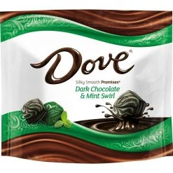 Joys Delights Lolly Shop Online Dove Dark Chocolate & Mint Swirl