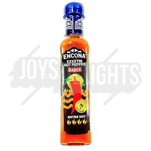 Joys Delights Lolly Shop Online Encona Extra Hot Pepper Sauce 142mL 1 Joys Delights Lolly Shop Online Encona Extra Hot Pepper Sauce 142mL