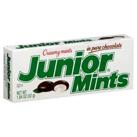 Joy's De'Lights American Chocolate Junior Mints 52g Bulk 1 Joy's De'Lights American Chocolate Junior Mints 52g Bulk