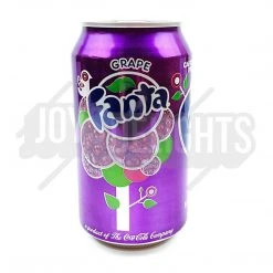 Joy's De'Lights All Candy Fanta Grape 12 Pack Carton