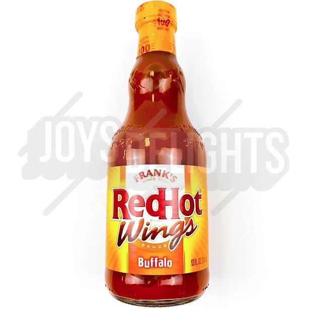 Joy's De'Lights Frank's Red Hot Wings Buffalo Sauce 354mL 1 Joy's De'Lights Frank's Red Hot Wings Buffalo Sauce 354mL