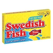 Joy's De'Lights All Candy Swedish Fish Red Theatre Box