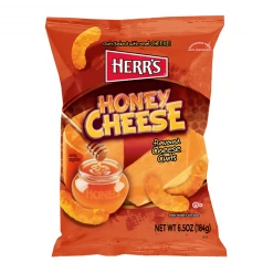Joy's De'Lights Herr's Honey Cheese Curls 184g Bulk American Chips
