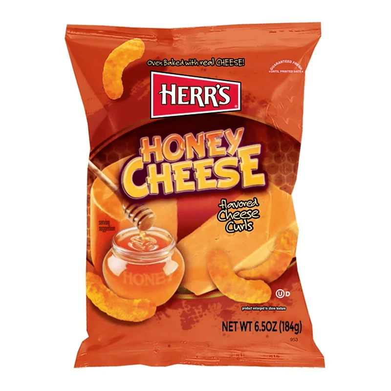 Joys Delights Lolly Shop Online Herr's Honey Cheese Curls 184g 2 Joys Delights Lolly Shop Online Herr's Honey Cheese Curls 184g