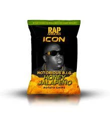 Joys Delights Lolly Shop Online American Chips Rap Snacks Notorious B.I.G. Honey Jalapeno Chips 71g