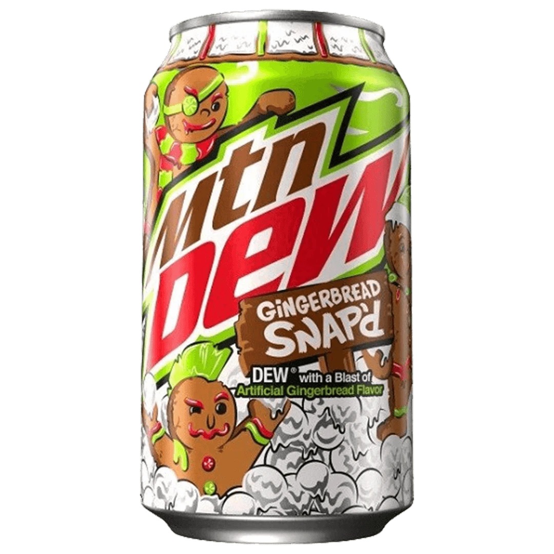 Joy's De'Lights Parties Mountain Dew Gingerbread 12 Pack Carton 1 Joy's De'Lights Parties Mountain Dew Gingerbread 12 Pack Carton