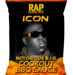 Joys Delights Lolly Shop Online Rap Snacks Notorious B.I.G. Cookout BBQ Chips 78g Bulk