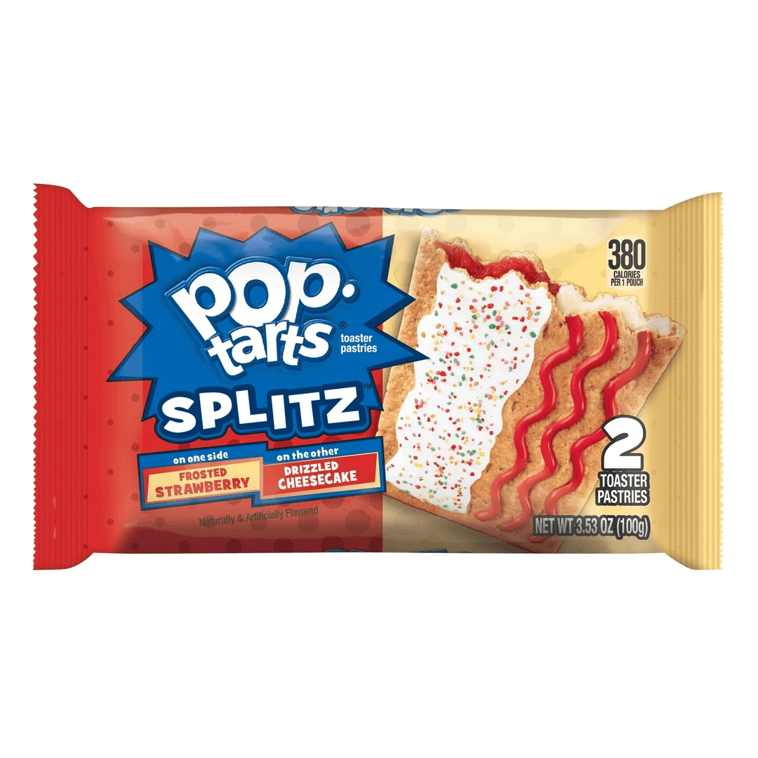 Joys Delights Lolly Shop Online Pop Tarts Splitz Strawberry Cheesecake 2 Pack 1 Joys Delights Lolly Shop Online Pop Tarts Splitz Strawberry Cheesecake 2 Pack