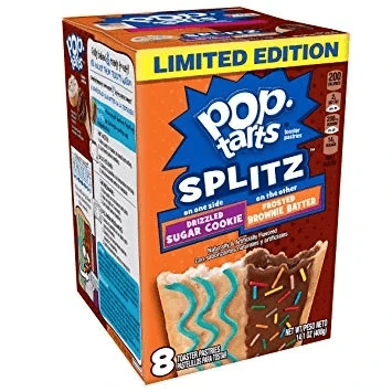 Joy's De'Lights Pop Tarts Splitz Cookie & Brownie Batter Milk Chocolate 1 Joy's De'Lights Pop Tarts Splitz Cookie & Brownie Batter Milk Chocolate