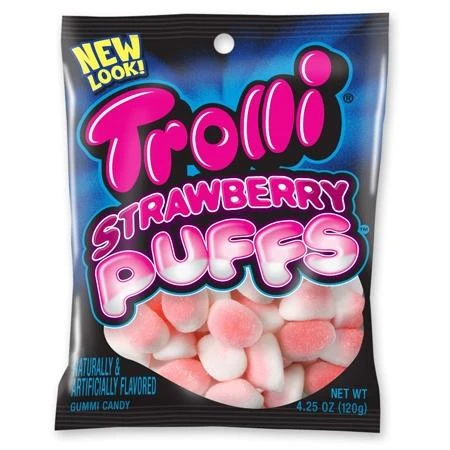 Joy's De'Lights Trolli Strawberry Puff 120g 1 Joy's De'Lights Trolli Strawberry Puff 120g