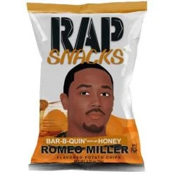 Joys Delights Lolly Shop Online American Chips Rap Snacks Romeo Miller Bar-B-Quin With My Honey 71g