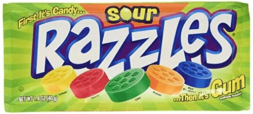 Candy All Candy Razzles Sour 2 Candy All Candy Razzles Sour