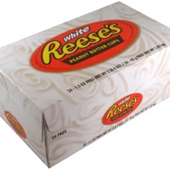 Funworks American Chocolate Reeses Peanut Butter Cups White Box
