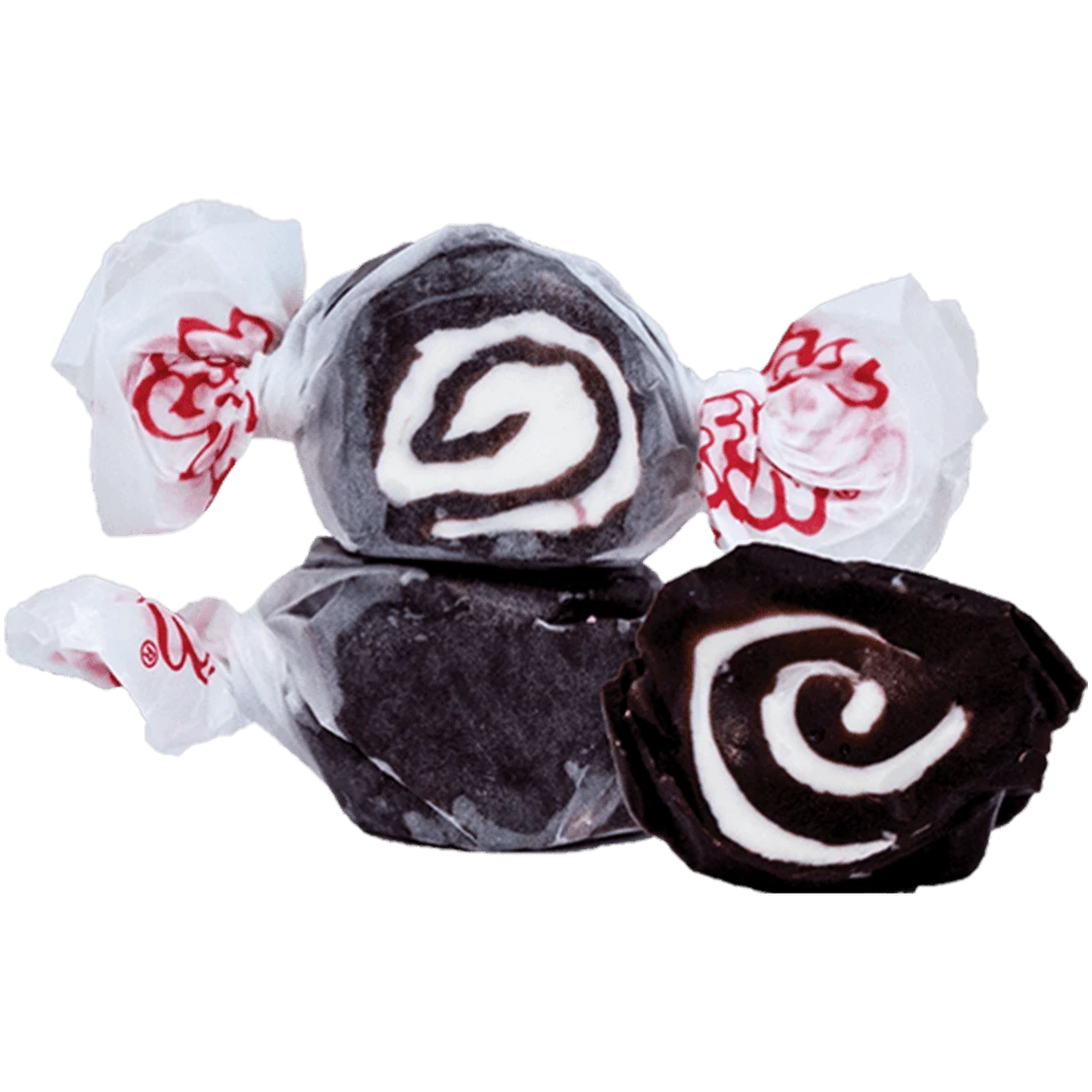 Joy's De'Lights Salt Water Taffy Licorice Swirl 1 Joy's De'Lights Salt Water Taffy Licorice Swirl