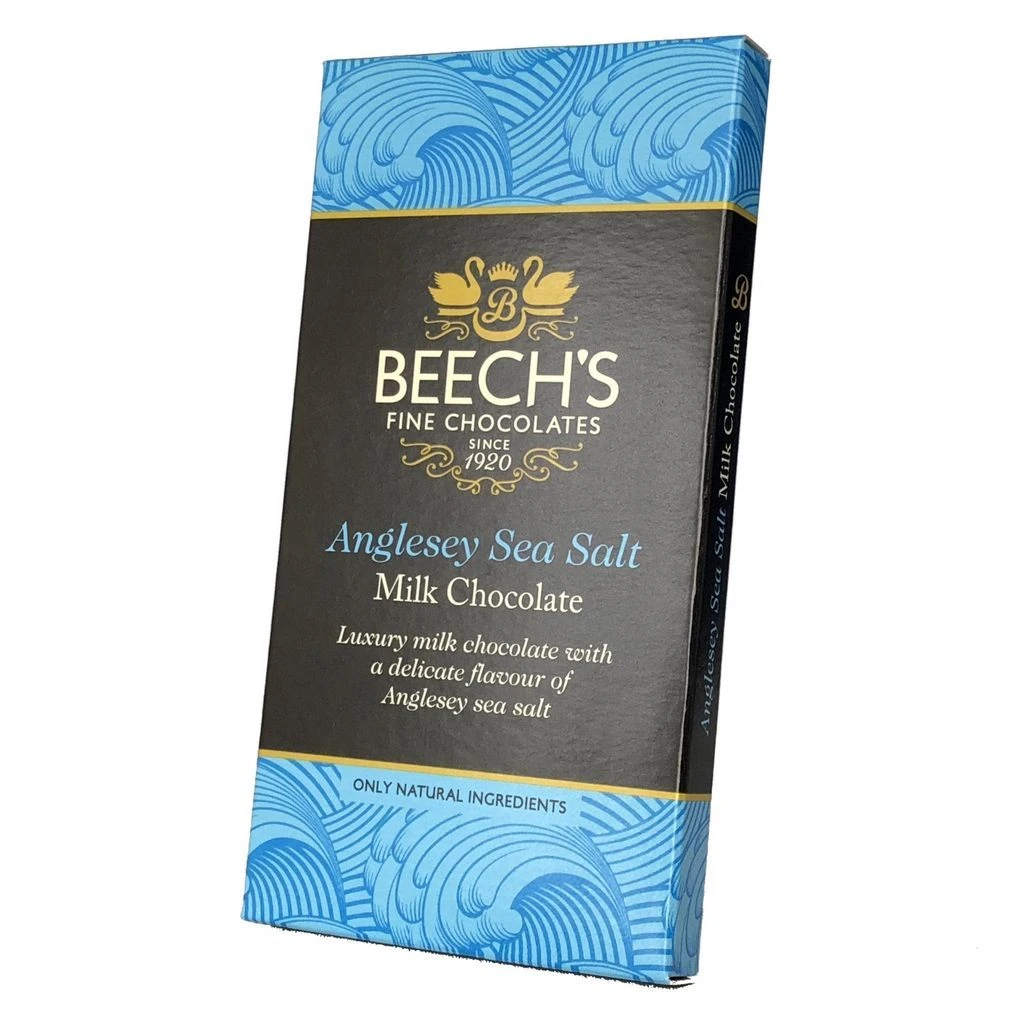 Joys Delights Lolly Shop Online Beech's Sea Salt Milk Chocolate Bar 60g 1 Joys Delights Lolly Shop Online Beech's Sea Salt Milk Chocolate Bar 60g