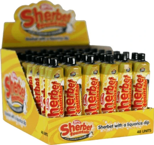 Funworks Sherbet Fountains Licorice 48 Pack Bulk 1 Funworks Sherbet Fountains Licorice 48 Pack Bulk