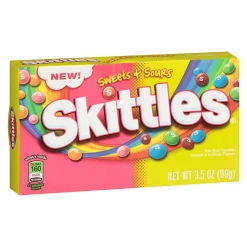 Joy's De'Lights Skittles Sweet And Sours Theatre Box All Candy