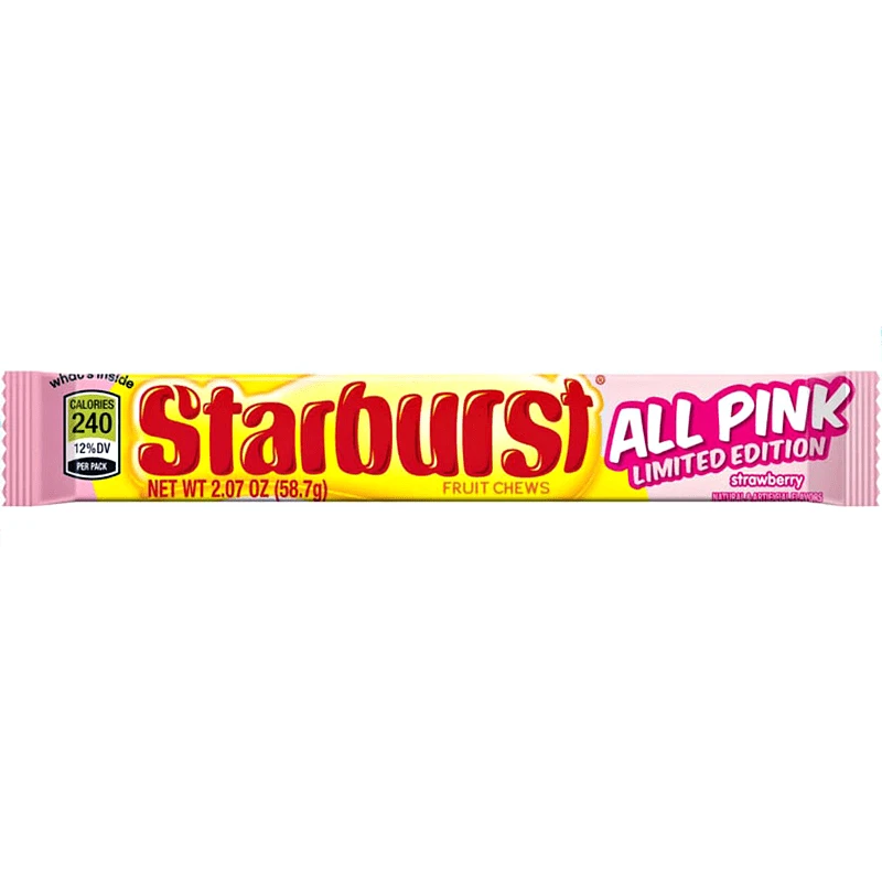Joys Delights Lolly Shop Online Starburst All Pink Tube 58g Bulk 2 Joys Delights Lolly Shop Online Starburst All Pink Tube 58g Bulk
