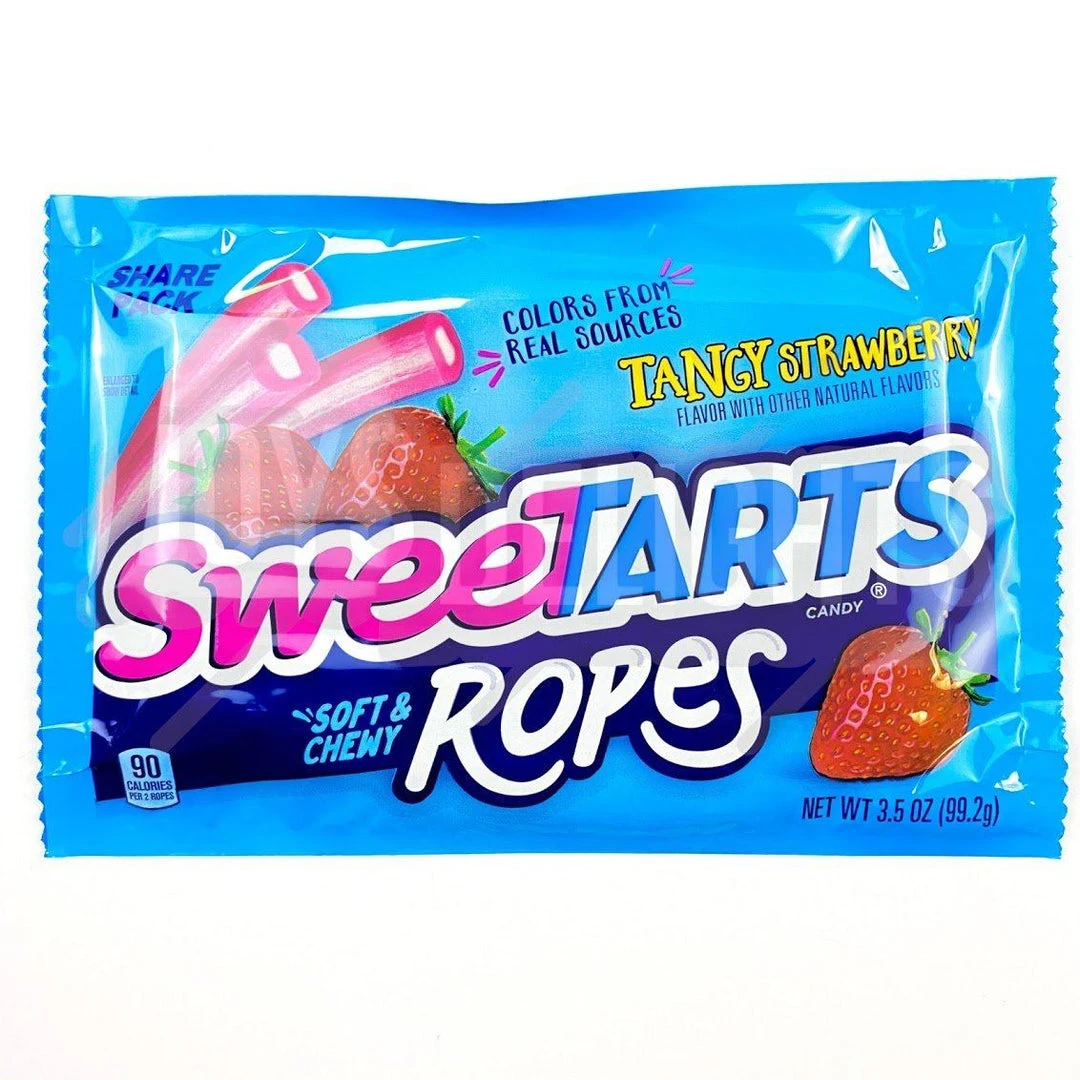 Joy's De'Lights Sweetarts Rope Tangy Strawberry Share Size All Candy 1 Joy's De'Lights Sweetarts Rope Tangy Strawberry Share Size All Candy