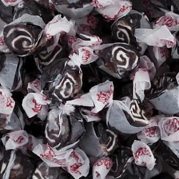 Joy's De'Lights Salt Water Taffy Licorice Swirl 2 Joy's De'Lights Salt Water Taffy Licorice Swirl
