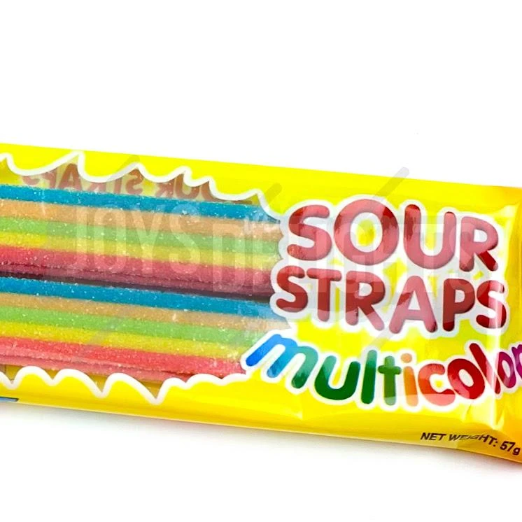 Joy's De'Lights All Candy TNT Multicolour Sour Straps Wrapped Single 2 Joy's De'Lights All Candy TNT Multicolour Sour Straps Wrapped Single