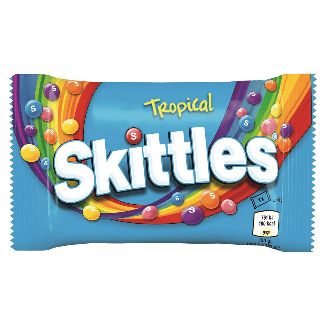 Funworks Skittles Tropical 36x62g 2 Funworks Skittles Tropical 36x62g