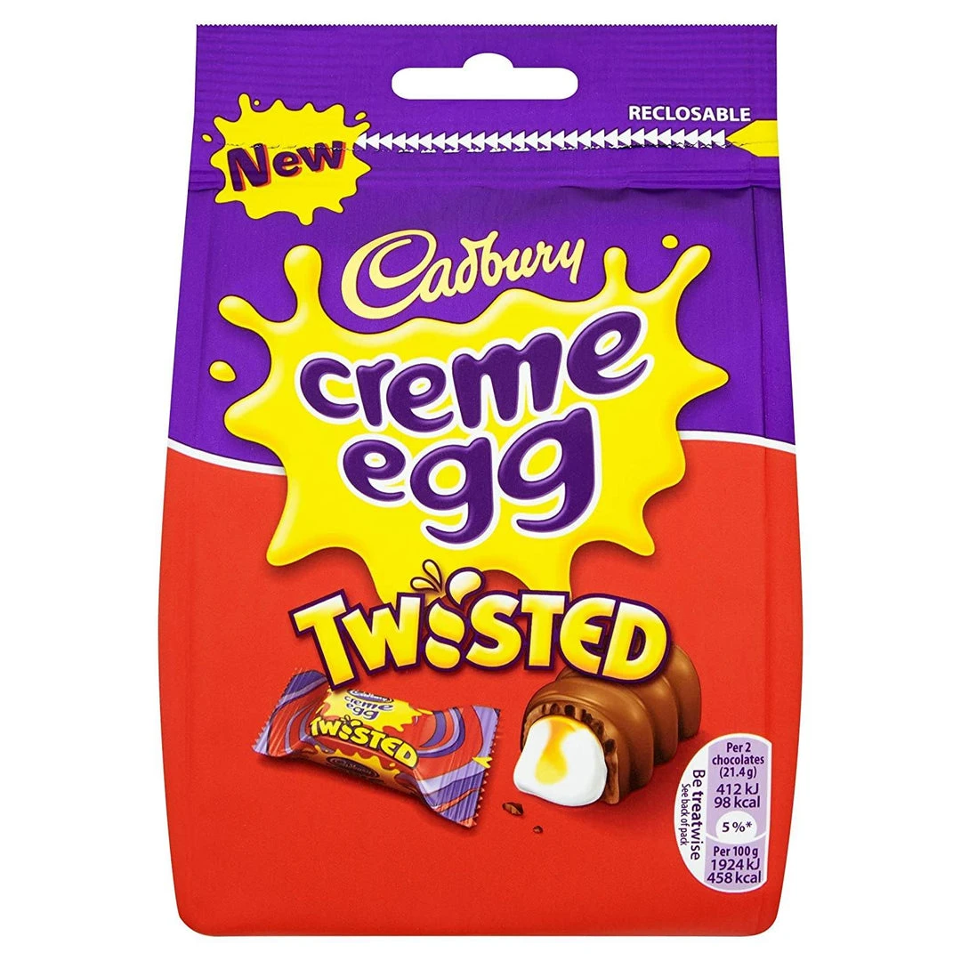 Joy's De'Lights Cadbury Creme Egg Twisted Bag 83g Bulk 1 Joy's De'Lights Cadbury Creme Egg Twisted Bag 83g Bulk