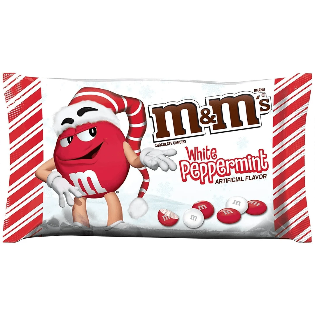 Joy's De'Lights M&M's White Peppermint White Chocolate 1 Joy's De'Lights M&M's White Peppermint White Chocolate