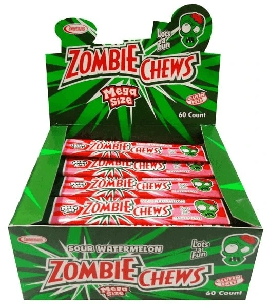 Joy's De'Lights Zombie Chews Watermelon Small Bulk 1 Joy's De'Lights Zombie Chews Watermelon Small Bulk